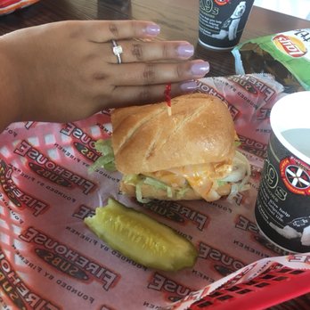 Firehouse Subs - Tiny sandwich for $4.99 + tax = $5.43. No chips no drink included (we got them added with a charge) NOT WORTH IT. This was their "deal" - Sandwiches Near Me - San Jose, California Firehouse Subs - Tiny sandwich for $4.99 + tax = $5.43. No chips no drink included (we got them added with a charge) NOT WORTH IT. This was their "deal" - Sandwiches Near Me - San Jose, California