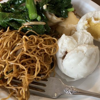 Lu Lu Seafood - Chinese Broccoli with Garlic, 3 Pieces Steamed BBQ Pork Buns, Hong Kong Noodle, pot stickers - Seafood Near Me - St Louis, Missouri Lu Lu Seafood - Chinese Broccoli with Garlic, 3 Pieces Steamed BBQ Pork Buns, Hong Kong Noodle, pot stickers - Seafood Near Me - St Louis, Missouri