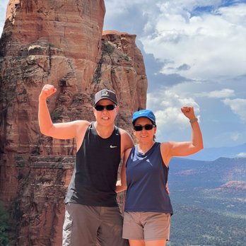 Cathedral Rock - View at the top of Cathedral Rock. - Hiking Near Me - Sedona, Arizona Cathedral Rock - View at the top of Cathedral Rock. - Hiking Near Me - Sedona, Arizona
