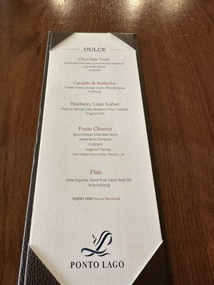 Menu photo 7 Ponto Lago Carlsbad, CA