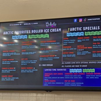 Arctic Spoon - Ice Cream & Frozen Yogurt Near Me - Wheeling, Illinois