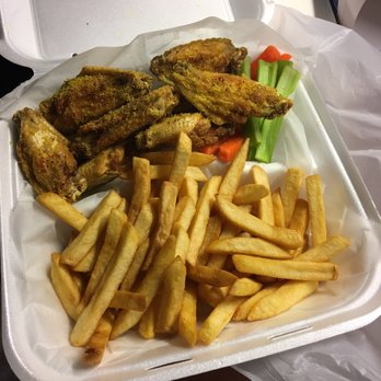 Wingets - The 10-piece Lemon Pepper Wings dinner. - Burgers Near Me - Tampa, Florida Wingets - The 10-piece Lemon Pepper Wings dinner. - Burgers Near Me - Tampa, Florida