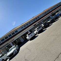 Village Del Amo - Village Office 1: Bafang Dumpling 八方雲集, SSD Law, C2 Education, Presotea, Yogurtland (left to right)
