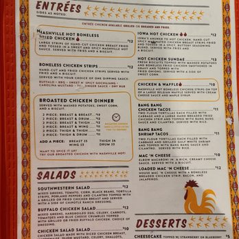 The Chicken - Menu - Chicken Shop Near Me - Cumming, Iowa