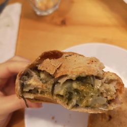 Oggie Oggie Pasty Co - Cross section of the butternut squash pasty