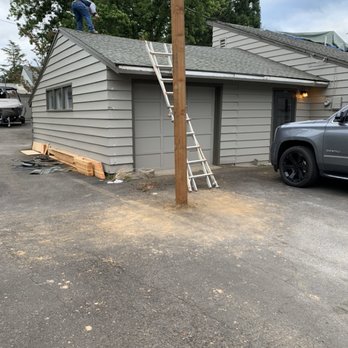 Alexander’s General Contracting - Before we demolished the garage for a rebuild. - General Contractors Near Me - Clatskanie , Oregon