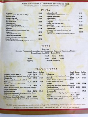 Menu photo 2 Fratelli Pizza And Pasta New Rochelle, NY Menu photo 2 Fratelli Pizza And Pasta New Rochelle, NY