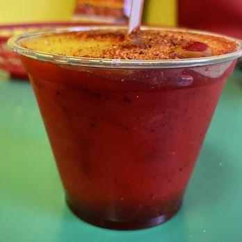Paleteria Lucas - Mangoneada in side view - Ice Cream & Frozen Yogurt Near Me - Grants, New Mexico
