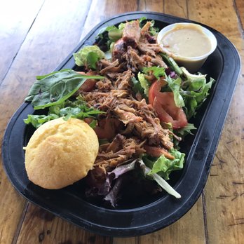 Skeeter's BBQ - Pulled pork on a bed of greens - Barbeque Near Me - Shamokin Dam, Pennsylvania Skeeter's BBQ - Pulled pork on a bed of greens - Barbeque Near Me - Shamokin Dam, Pennsylvania