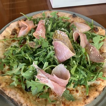 Rigo - Prosciutto and Arugula Pizza; so yummy! - Spanish Near Me - Honolulu, Hawaii
