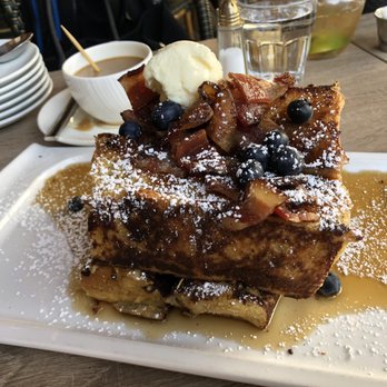 Great Maple - French toast with some great bacon! - New American Near Me - Newport Beach, California Great Maple - French toast with some great bacon! - New American Near Me - Newport Beach, California