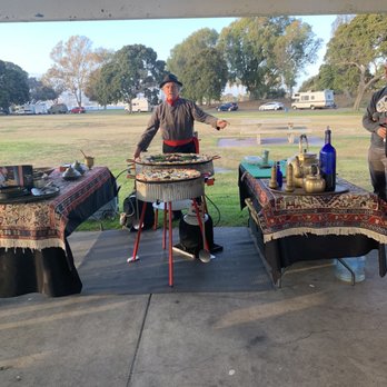 Paul’s Paellas - Paul at work creating wonderful memories - Caterers Near Me Paul’s Paellas - Paul at work creating wonderful memories - Caterers Near Me