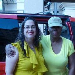 America Around the Clock - My favorite driver. Aurea and me. She used to be my go to driver. Very sweet and friendly young lady. Sorry I lost contact with you.