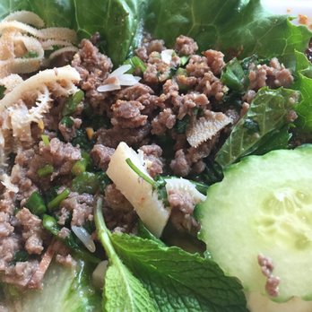 Pho Ketkeo - Larb! Fresh herbs (notably mint) + beef - Laotian Near Me - New Haven, Connecticut Pho Ketkeo - Larb! Fresh herbs (notably mint) + beef - Laotian Near Me - New Haven, Connecticut