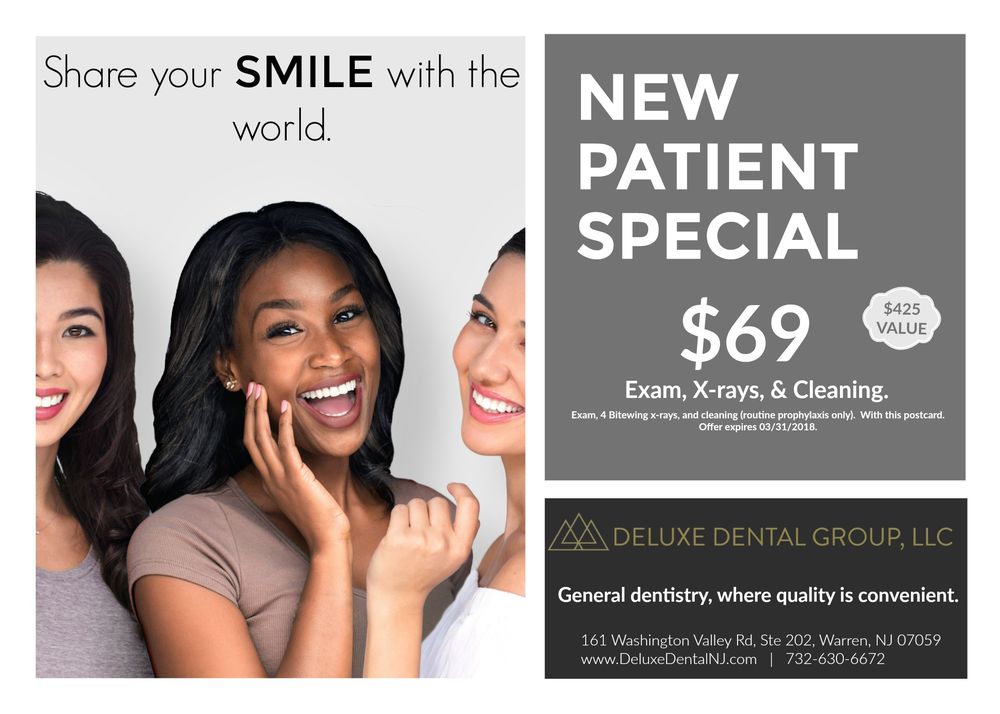 DELUXE DENTAL GROUP Updated September 2024 161 Washington Valley Rd, Warren, New Jersey