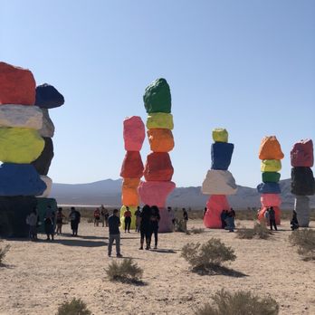 Seven Magic Mountains - Seven magic Mountains - Public Art Near Me - Las Vegas, Nevada