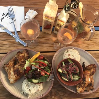 Nando's Peri-Peri - Peach Mango Sangria . Chicken Breast Meals w/ Mash, Green Salad & Cucumber Poppy Seed Salad. - Portuguese Near Me - Laurel, Maryland Nando's Peri-Peri - Peach Mango Sangria . Chicken Breast Meals w/ Mash, Green Salad & Cucumber Poppy Seed Salad. - Portuguese Near Me - Laurel, Maryland