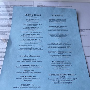 Bru's Wiffle - New menu options - Breakfast & Brunch Near Me - Santa Monica, California