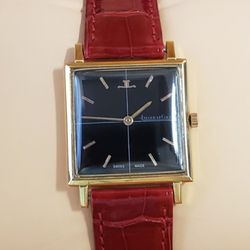 Sarasota Watch Company - 1960's Jaeger LeCoultre Vintage 18K Rose Gold