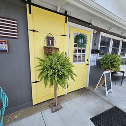 The Yellow Door Cafe - Front door