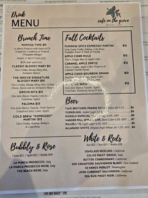 Menu photo 2 Cafe On The Grove Rolling Meadows, IL Menu photo 2 Cafe On The Grove Rolling Meadows, IL