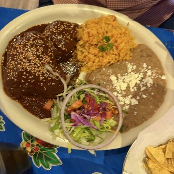 Mia's Tex-Mex Restaurant - Chicken Mole? I forget - Tex-Mex Near Me - Dallas, Texas