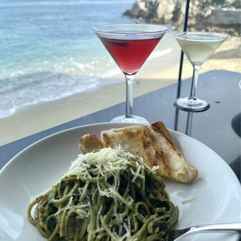 Lalla Grill Oceanside - Pesto pasta pomegranate breeze - Seafood Near Me - Monterey, California Lalla Grill Oceanside - Pesto pasta pomegranate breeze - Seafood Near Me - Monterey, California