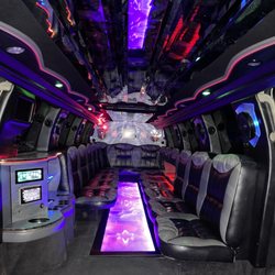 AllStar Limousine - Cadillac Escalade Limo interior