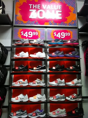 lady foot locker red huaraches