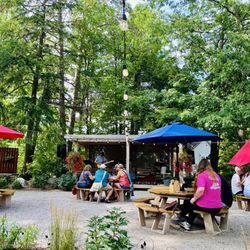 Cherry Republic - Great outdoor seating, even with live music on a Sunday!