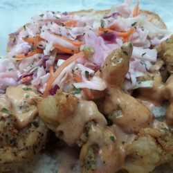 The Purple Shrimp - Shrimp po'boy