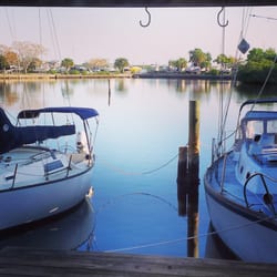 Cut's Edge Harbor Marina - Nice clear day at the marina.