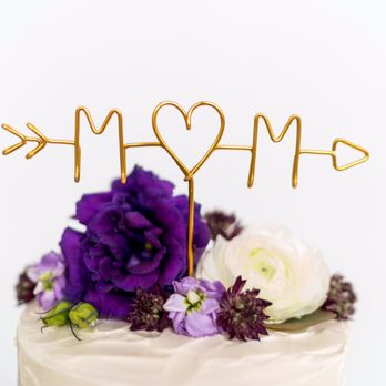 Bloom & Vine Wedding and Event Flowers - The cake topper arrangement completely done by Bekah - Florists Near Me Bloom & Vine Wedding and Event Flowers - The cake topper arrangement completely done by Bekah - Florists Near Me