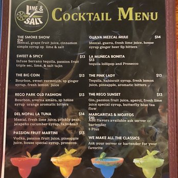 Lime & Salt - Menu - New Mexican Cuisine Near Me - Rego Park, New York
