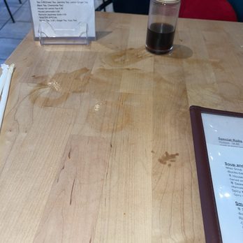 Hudson Sushi - Table with soy sauce when I arrived - Sushi Bars Near Me - Union City, New Jersey Hudson Sushi - Table with soy sauce when I arrived - Sushi Bars Near Me - Union City, New Jersey