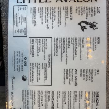 Little Avalon - Drink Menu - Cafes Near Me - Las Vegas, Nevada Little Avalon - Drink Menu - Cafes Near Me - Las Vegas, Nevada