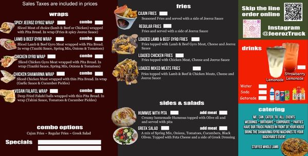 Menu photo 7 Jeeroz Sacramento, CA Menu photo 7 Jeeroz Sacramento, CA
