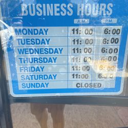 Stagmi - Chino - Are you still in business? The sign says you should be open. I went today and yesterday and you are closed.