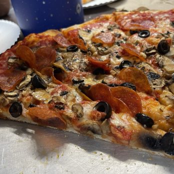 Boston's North End Pizza Bakery - Pepperoni 19" Pepperoni, Mushroom And Black Olive Pizza - Pizza Near Me - Aiea, Hawaii Boston's North End Pizza Bakery - Pepperoni 19" Pepperoni, Mushroom And Black Olive Pizza - Pizza Near Me - Aiea, Hawaii