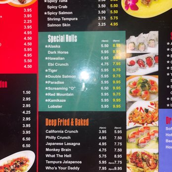 Hokaido Sushi - Happy hour menu - Sushi Bars Near Me - Las Vegas, Nevada