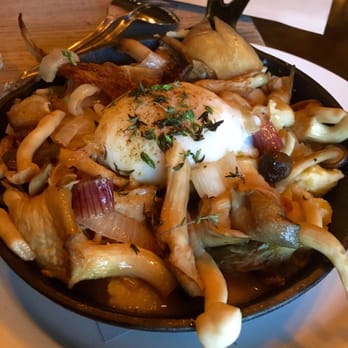 Old Town Tap - Mushrooms on polenta w/poached egg - Pizza Near Me - Truckee, California Old Town Tap - Mushrooms on polenta w/poached egg - Pizza Near Me - Truckee, California