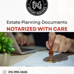 Next Level Notary Services - Estate Planning - we help finalize your important documents.