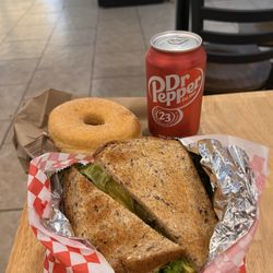 King Donut and Deli - King Donut and Deli of Daytona Beach - Turkey sandwich, donut and soda combo