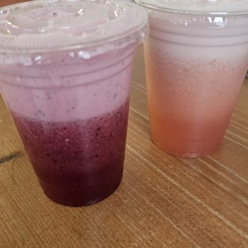 Green Street Eatery - Strawberry Watermelon Lemonade and Blueberry Basil Lemonade - Vegan Near Me - Levittown, New York