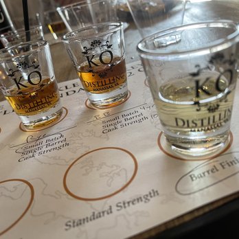 KO Distilling - Whiskey Flight - Distilleries Near Me - Manassas, Virginia KO Distilling - Whiskey Flight - Distilleries Near Me - Manassas, Virginia