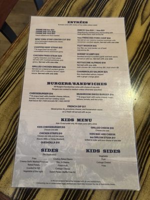 Menu photo 4 Cowboy Cookin' Wickenburg, AZ