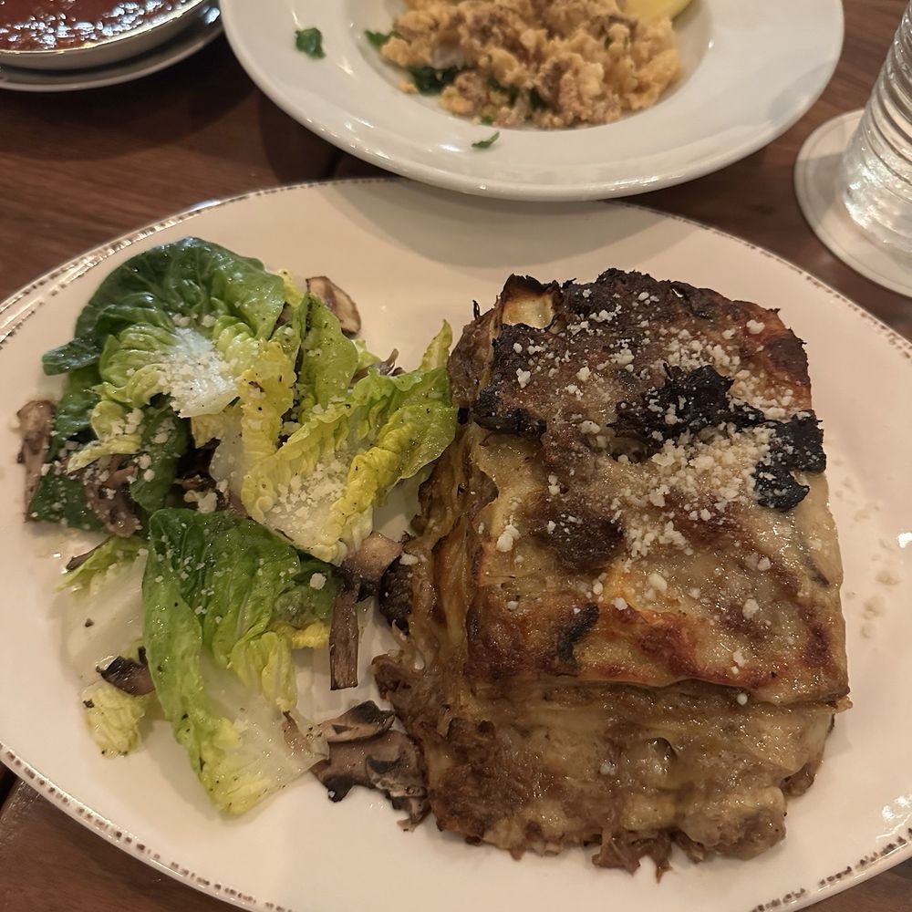 Gianna Restaurant - The lamb lasagna + side salad it comes with. I know it doesn't photograph beautifully but the taste is 10/10 - Wine Bars Near Me - New Orleans, Louisiana Gianna Restaurant - The lamb lasagna + side salad it comes with. I know it doesn't photograph beautifully but the taste is 10/10 - Wine Bars Near Me - New Orleans, Louisiana
