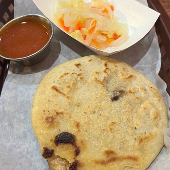 La Casita - Pork and bean pupusa - Salvadoran Near Me - Waipahu, Hawaii