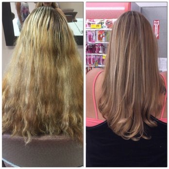 Lather Lounge - I found a picture.. My hair before Elizabeth got her miracles hands on it and then when she worked her magic - Hair Salons Near Me - Fontana, California Lather Lounge - I found a picture.. My hair before Elizabeth got her miracles hands on it and then when she worked her magic - Hair Salons Near Me - Fontana, California