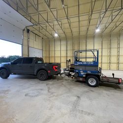 Zach’s Computer Service - Scissor lift needed for proper install.